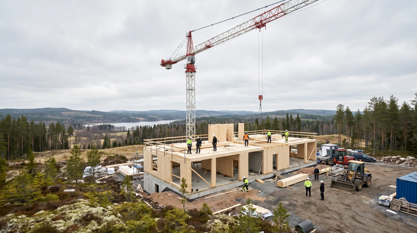 Construction site in Finland